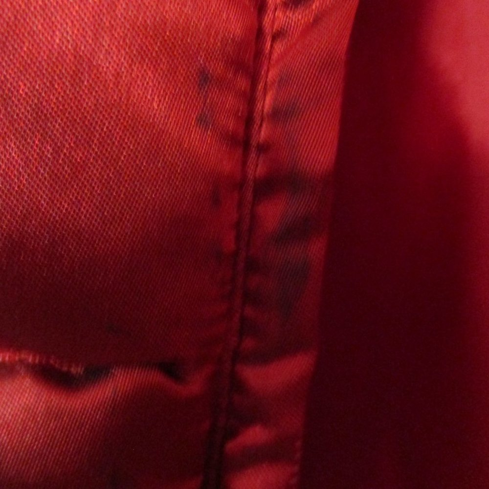 Vintage Women's Basic Editions Ruby Red Puffy Qui… - image 4